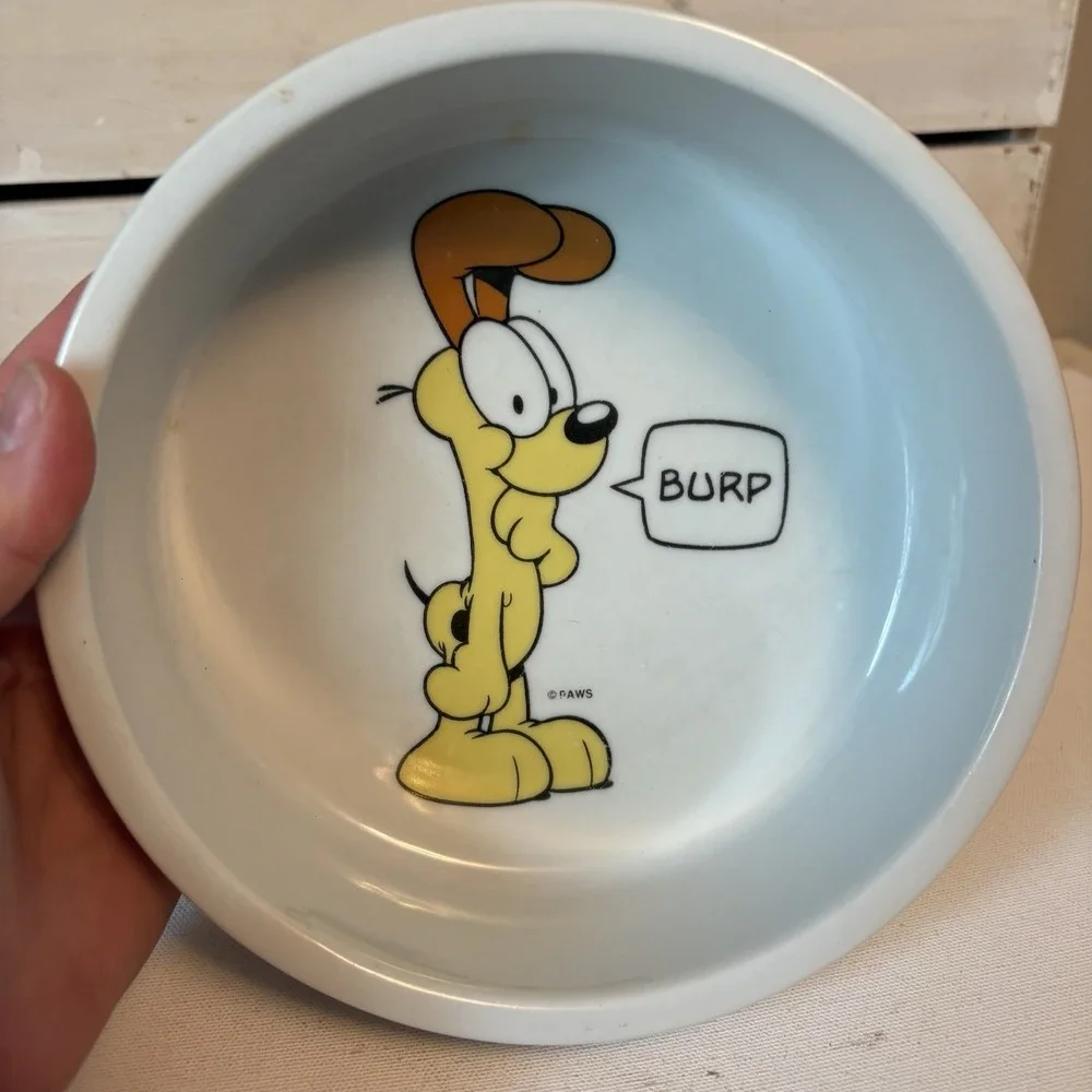 VINTAGE Pet Bowl Garfield Odie